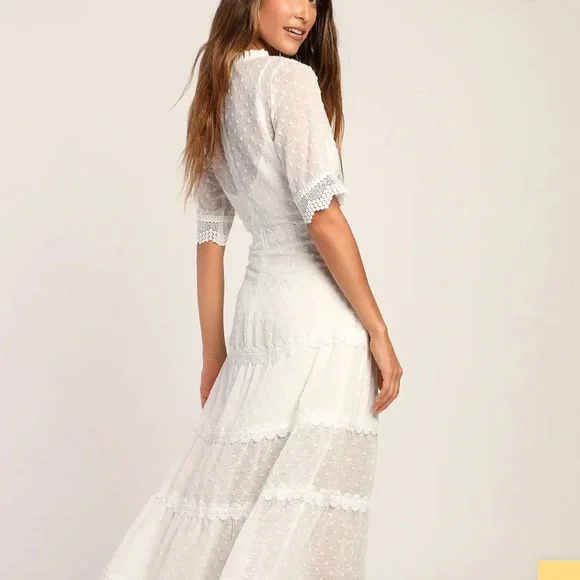 Lulus beautiful midi dress. - Picture 6 of 7